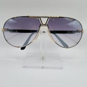 Cazal Gold Silver and Black Sunglass Framea